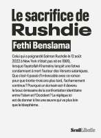 Le sacrifice de Rushdie